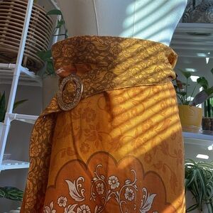 Rachel Zoe Orange Skirt